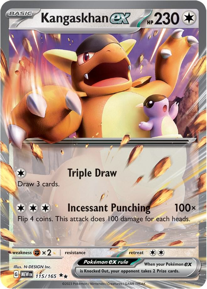Kangaskhan ex 115/165 (SV: Scarlet & Violet 151)  - Holofoil | Good Games Morley