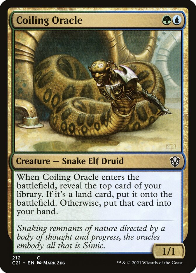 Coiling Oracle 212/81 (Commander 2021)  | Good Games Morley