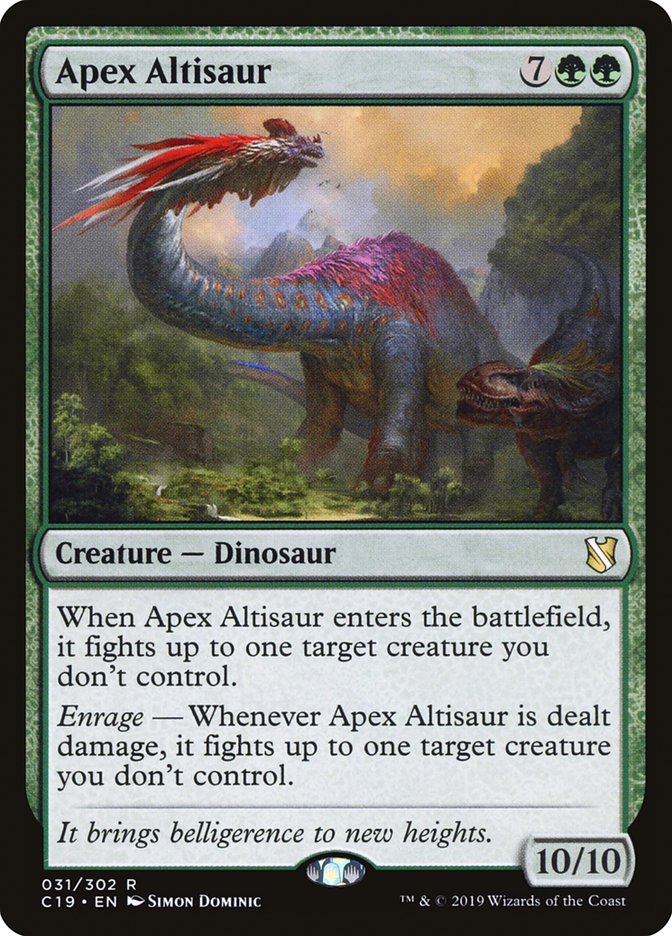 Apex Altisaur 31/302 (Commander 2019)  | Good Games Morley