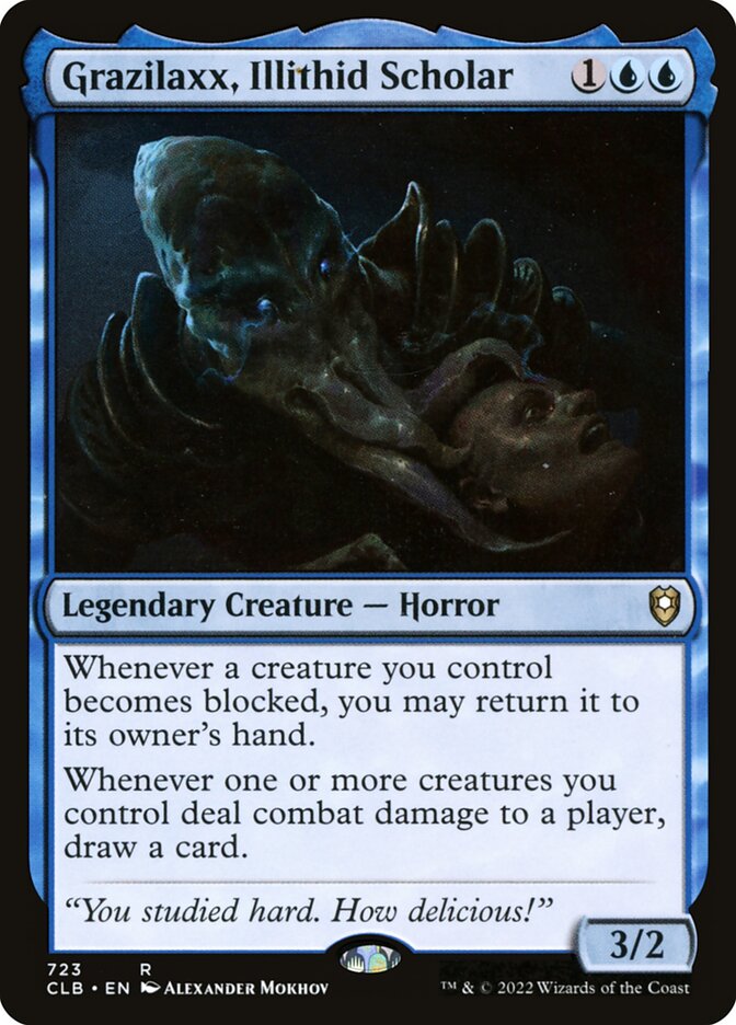 Grazilaxx, Illithid Scholar 723/361 (Commander Legends: Battle for Baldur's Gate)  | Good Games Morley