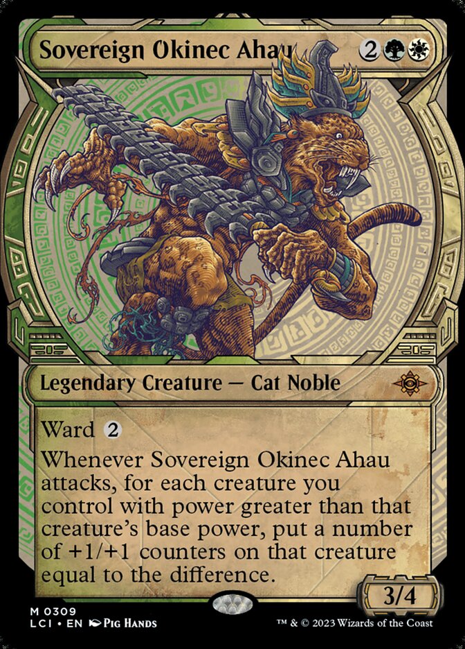 Sovereign Okinec Ahau 309/291 (The Lost Caverns of Ixalan)  - Showcase Foil | Good Games Morley