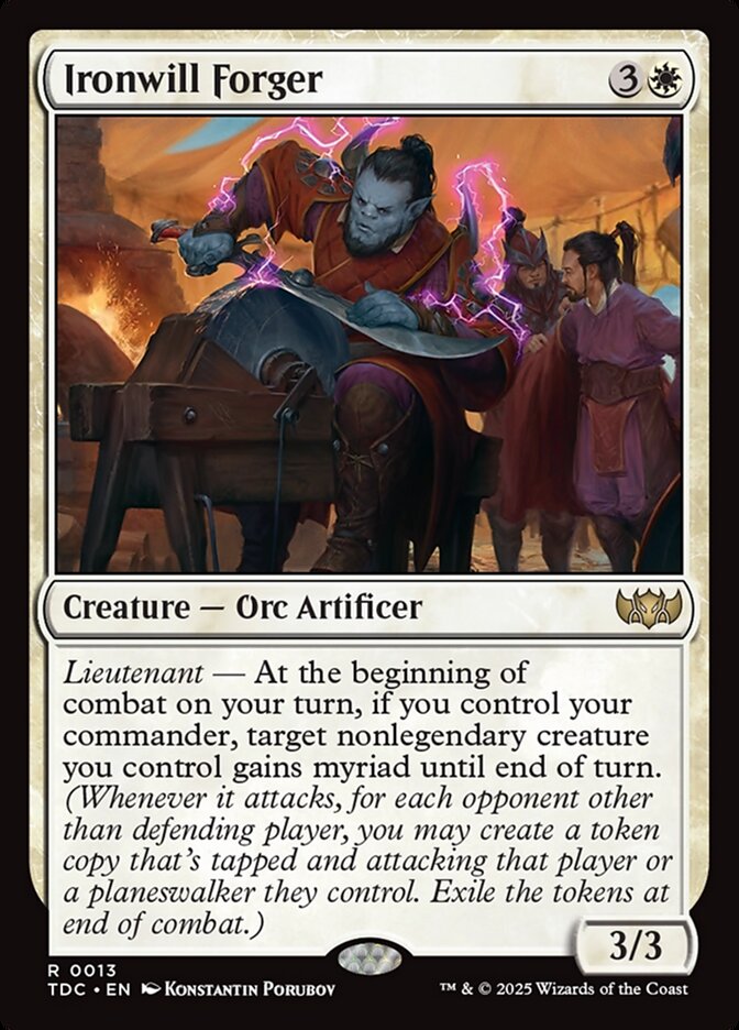 Ironwill Forger 13/413 (Commander: Tarkir: Dragonstorm)  | Good Games Morley