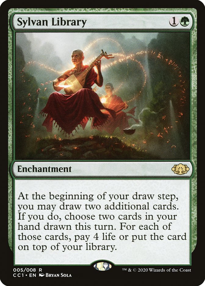 Sylvan Library 5/8 (Commander Collection: Green)  | Good Games Morley