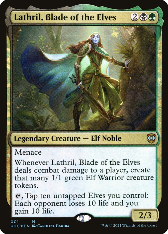 Lathril, Blade of the Elves 1/1 (Commander: Kaldheim)  | Good Games Morley