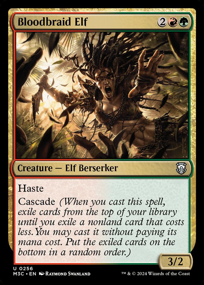 Bloodbraid Elf 256 (Commander: Modern Horizons 3)  | Good Games Morley