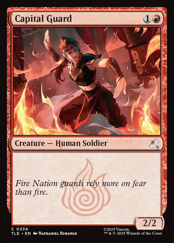 Capital Guard 234/317 (Avatar: The Last Airbender: Eternal-Legal)  - Foil | Good Games Morley