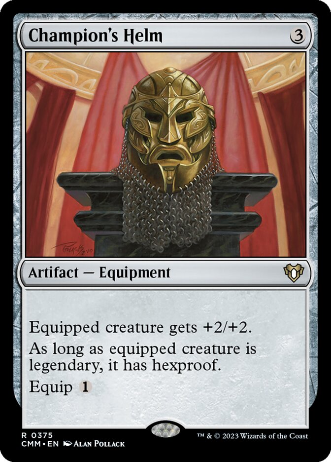 Champion's Helm 375 (Commander Masters)  | Good Games Morley