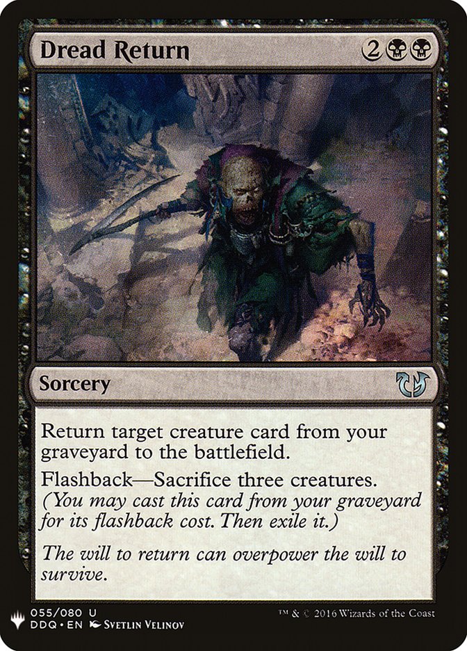 Dread Return DDQ-55/5075 (The List Reprints)  | Good Games Morley