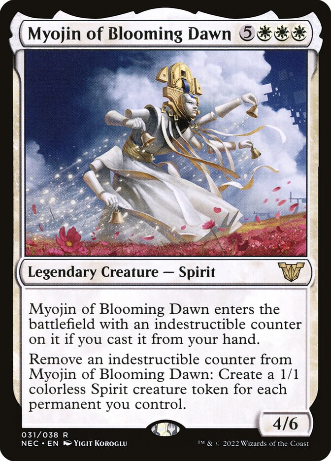 Myojin of Blooming Dawn 31/38 (Commander: Kamigawa: Neon Dynasty)  | Good Games Morley