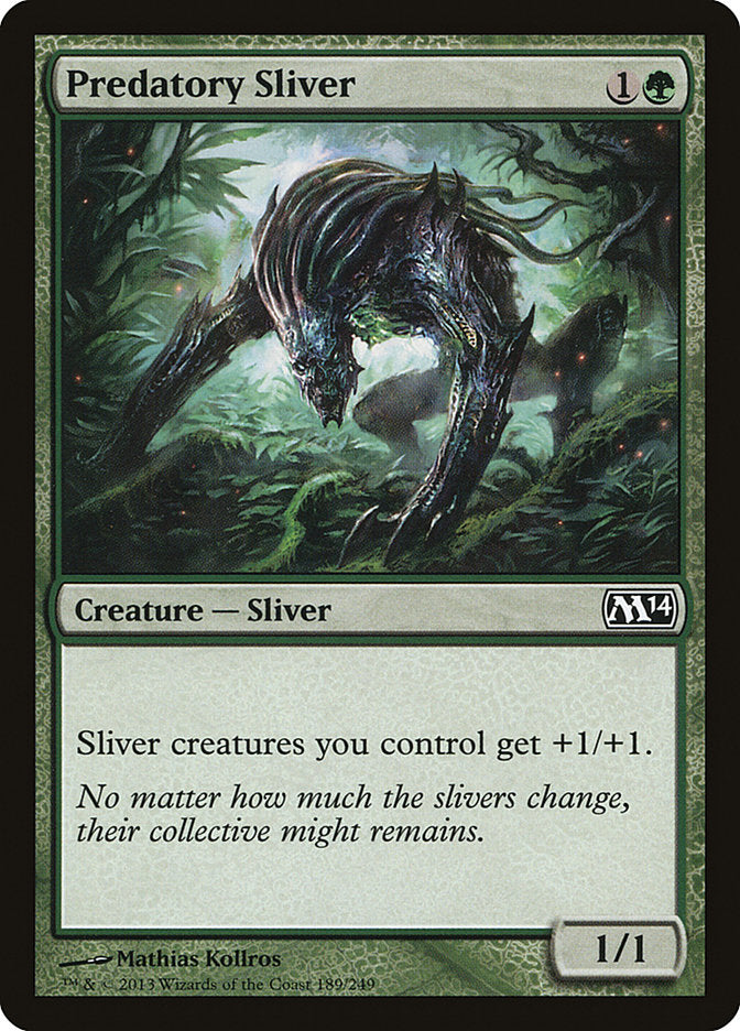 Predatory Sliver 189 (Magic 2014 (M14))  | Good Games Morley