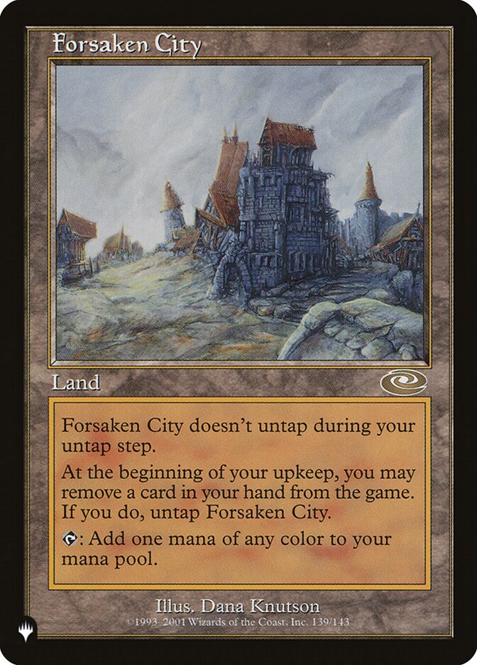 Forsaken City PLS-139/5075 (The List Reprints)  | Good Games Morley