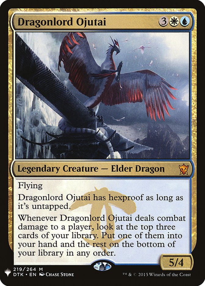 Dragonlord Ojutai 219/264 (The List Reprints)  | Good Games Morley