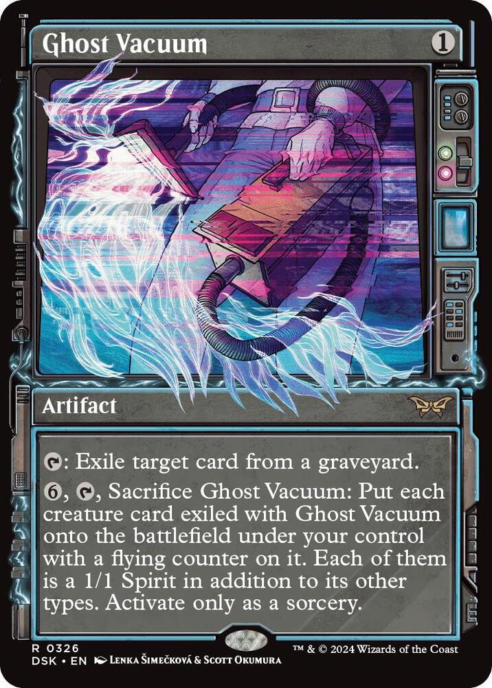 Ghost Vacuum 326 (Duskmourn: House of Horror)  - Showcase Foil | Good Games Morley