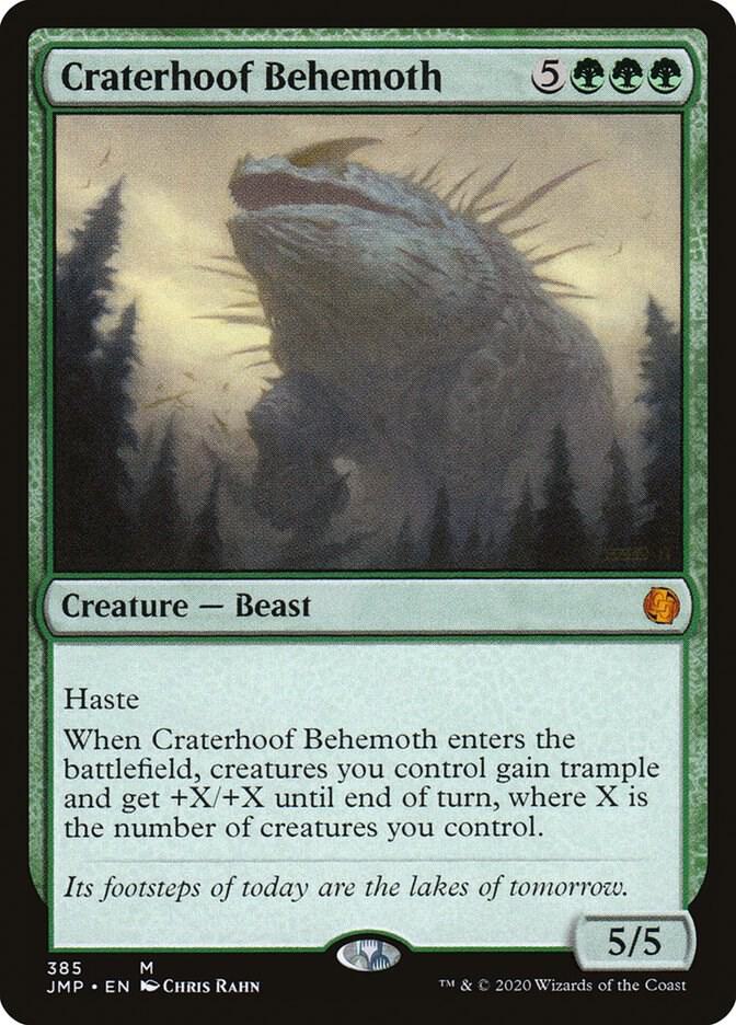 Craterhoof Behemoth 385/495 (Jumpstart)  | Good Games Morley