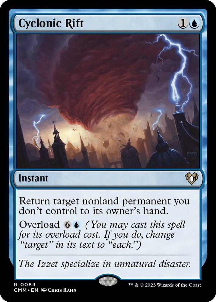 Cyclonic Rift 84/451 (Commander Masters)  - Foil | Good Games Morley