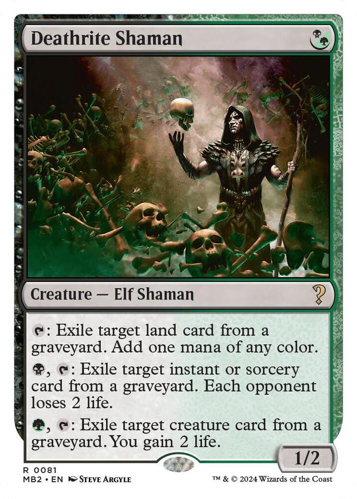 Deathrite Shaman 81/390 (Mystery Booster 2)  | Good Games Morley