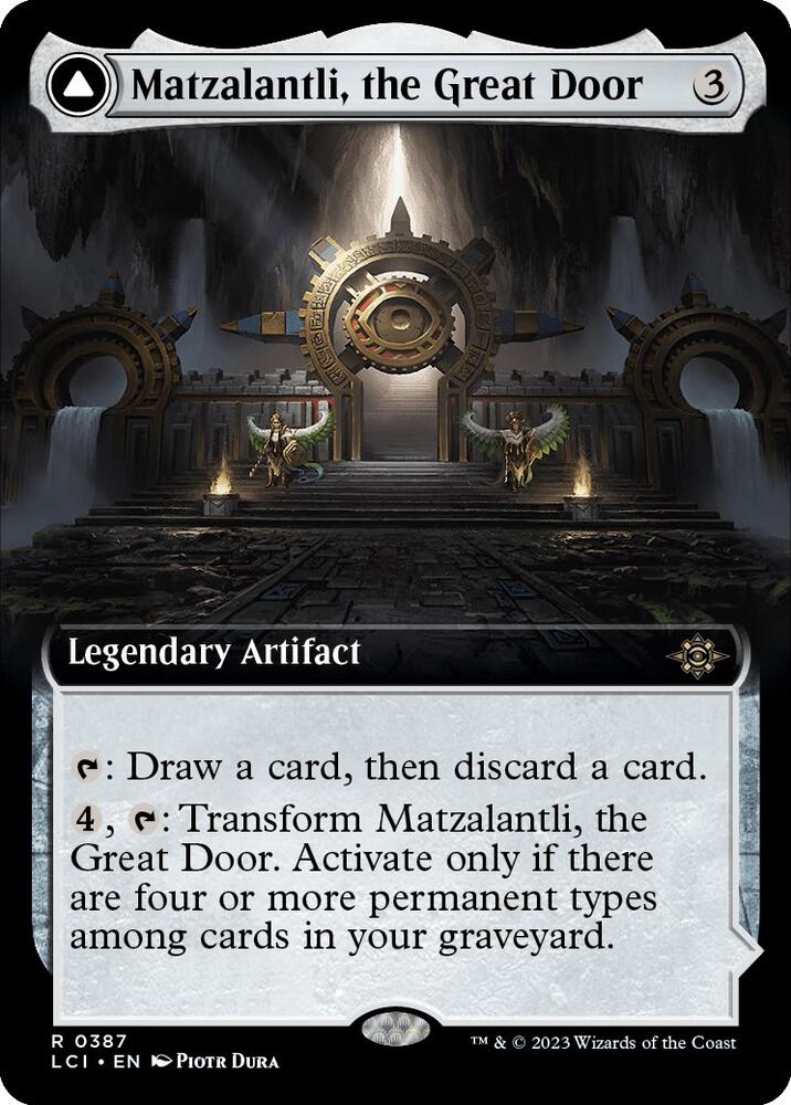 Matzalantli, the Great Door // The Core 387/291 (The Lost Caverns of Ixalan)  - Extended Art Foil | Good Games Morley