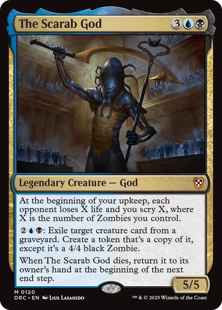 The Scarab God 120 (Commander: Aetherdrift)  | Good Games Morley