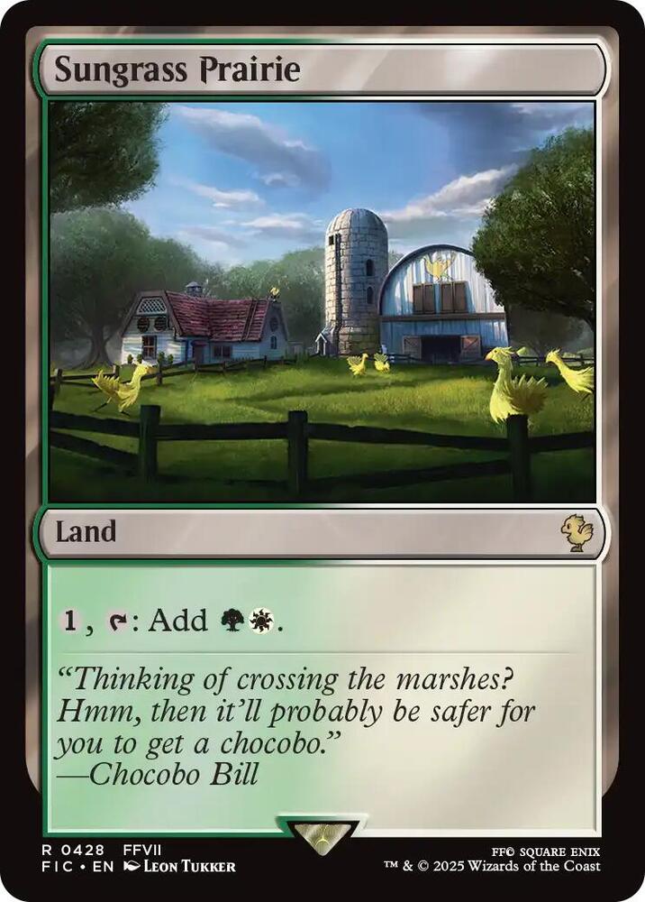 Sungrass Prairie  428 (Commander: FINAL FANTASY)  - Surge Foil | Good Games Morley