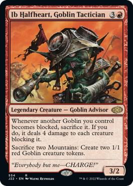 Ib Halfheart Goblin Tactician 554 (Jumpstart 2022)  | Good Games Morley