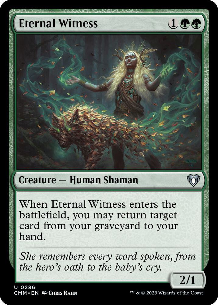 Eternal Witness 286 (Commander Masters)  | Good Games Morley