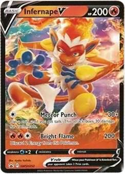 Infernape V SWSH252 (SWSH: Sword & Shield Promo Cards)  - Holofoil | Good Games Morley