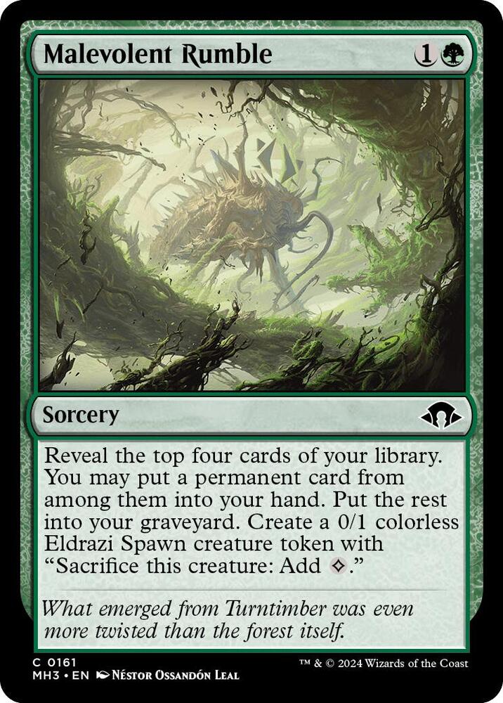 Malevolent Rumble 161/319 (Modern Horizons 3)  - Foil | Good Games Morley