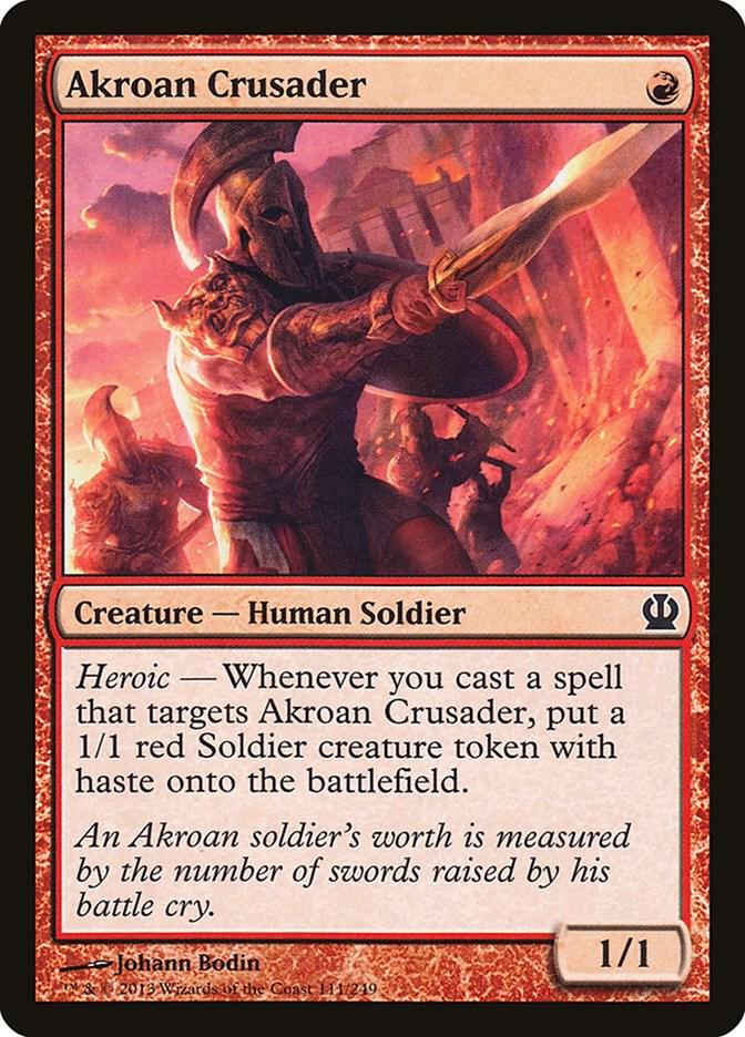 Akroan Crusader 111/249 (Theros)  - Foil | Good Games Morley