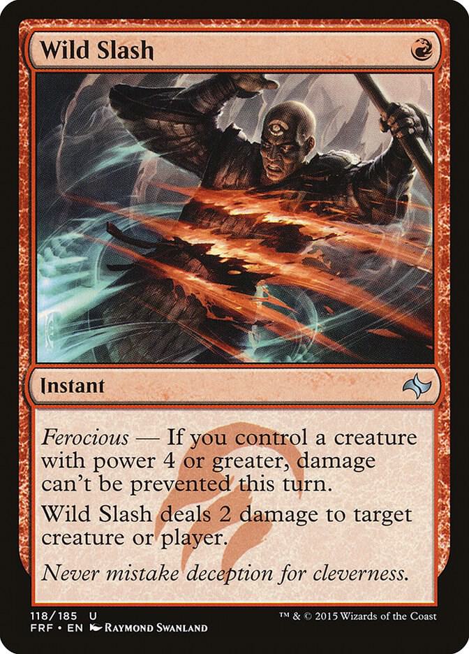 Wild Slash 118/185 (Fate Reforged)  - Foil | Good Games Morley