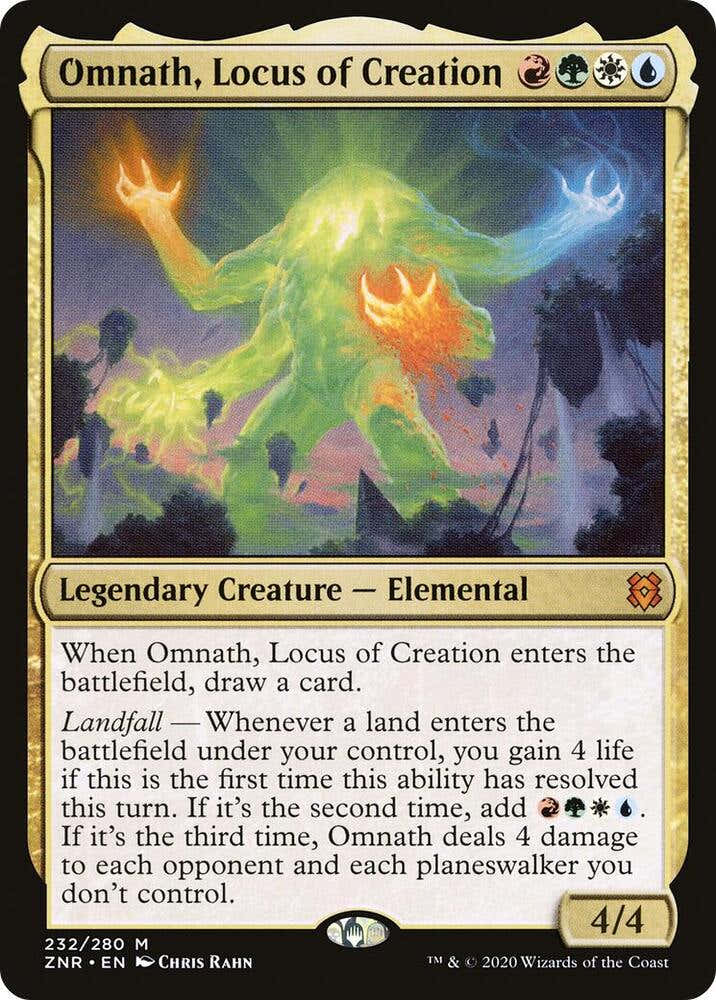 Omnath, Locus of Creation 232 (Zendikar Rising)  - Foil | Good Games Morley