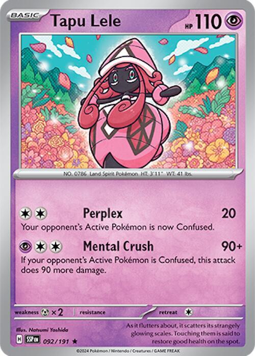 Tapu Lele 092/191 (SV08: Surging Sparks)  - Holofoil | Good Games Morley
