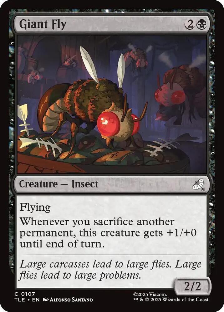 Giant Fly 107/317 (Avatar: The Last Airbender: Eternal-Legal)  - Foil | Good Games Morley