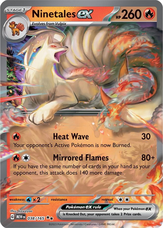 Ninetales ex 038/165 (SV: Scarlet & Violet 151)  - Holofoil | Good Games Morley