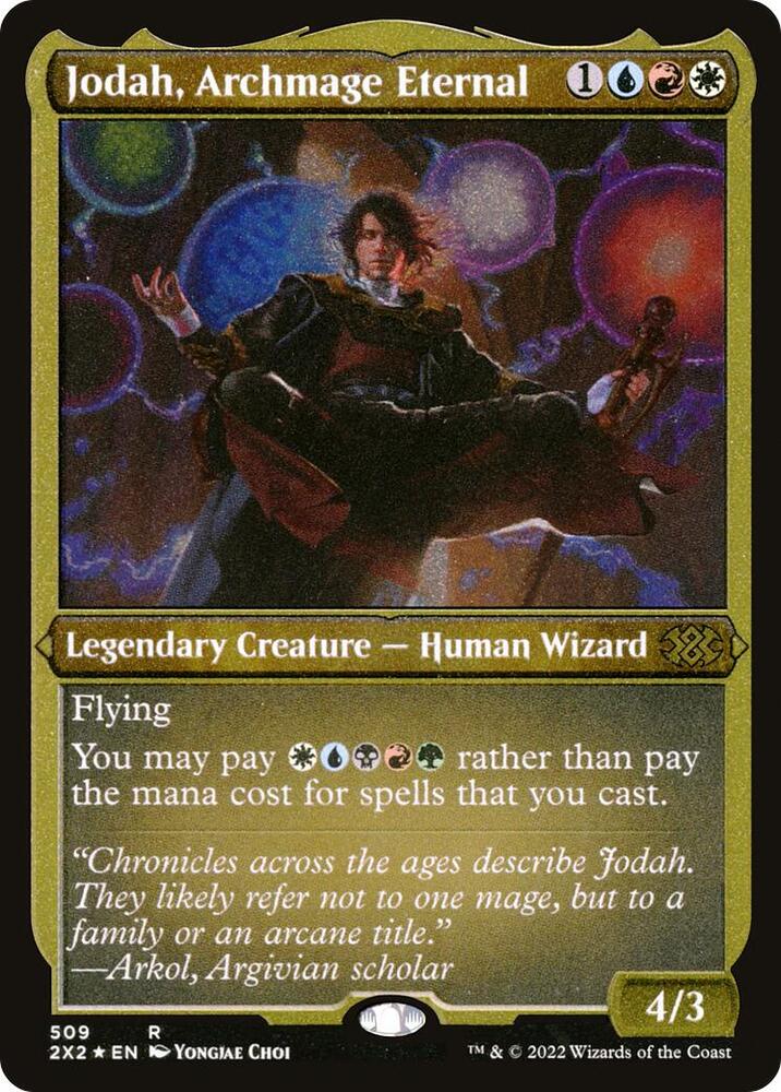 Jodah Archmage Eternal Foil Etched 509 (Double Masters 2022)  - Foil | Good Games Morley