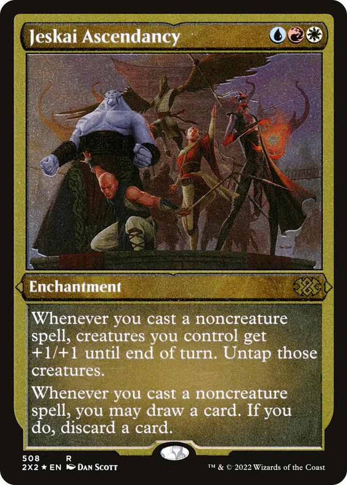 Jeskai Ascendancy Foil Etched 508 (Double Masters 2022)  - Foil | Good Games Morley