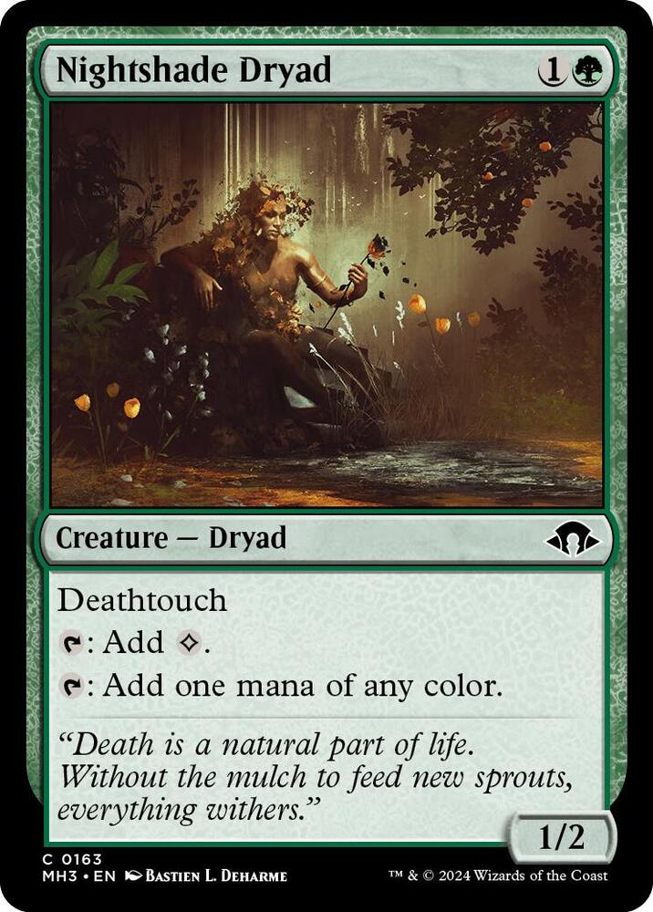Nightshade Dryad 163 (Modern Horizons 3)  - Foil | Good Games Morley
