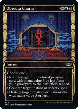 Obscura Charm Gilded Foil 388 (Streets of New Capenna)  - Foil | Good Games Morley