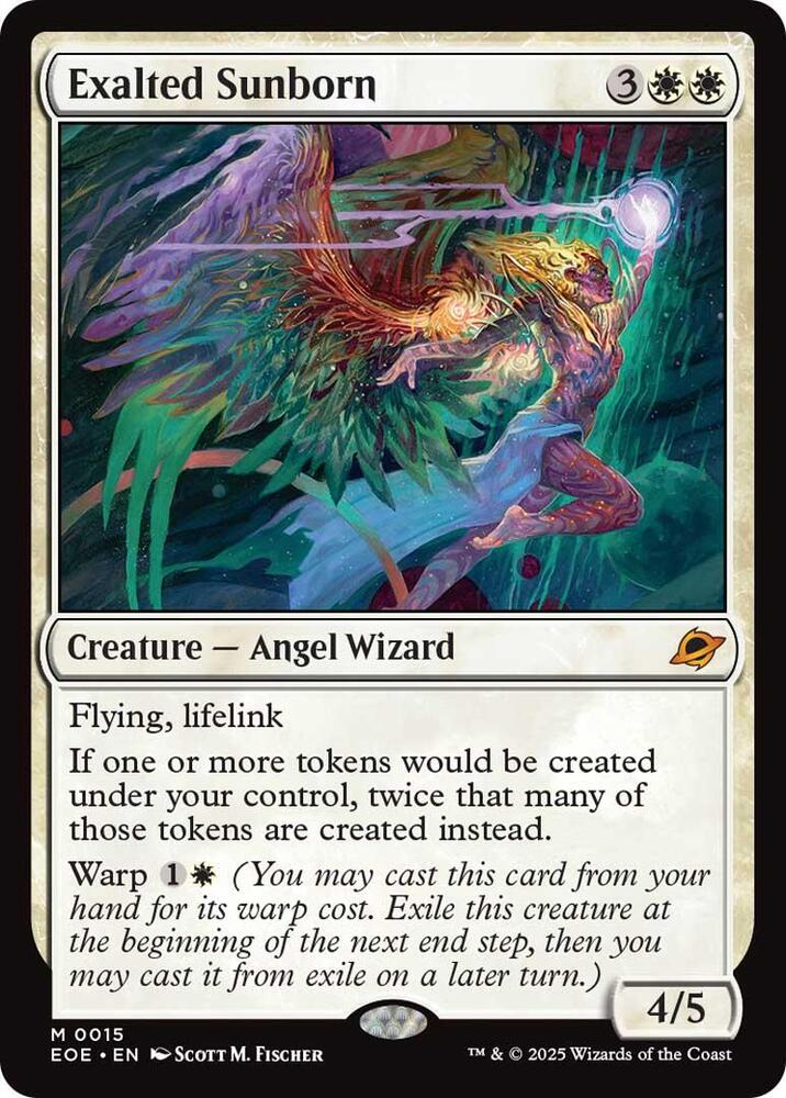 Exalted Sunborn 15/276 (Edge of Eternities)  - Foil | Good Games Morley