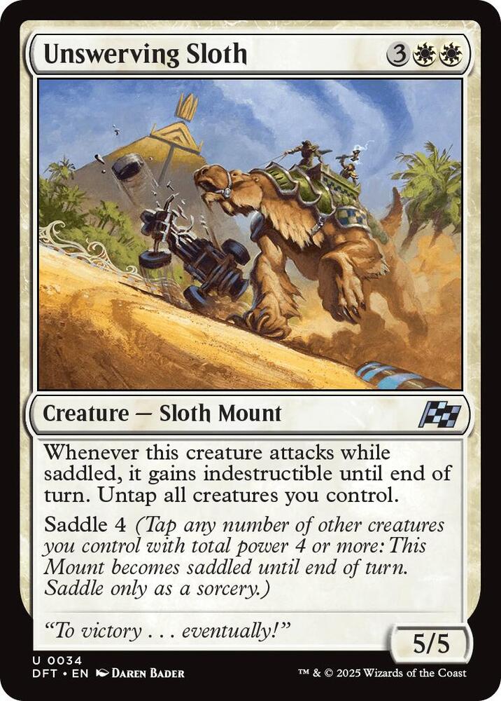 Unswerving Sloth 34/291 (Aetherdrift)  | Good Games Morley