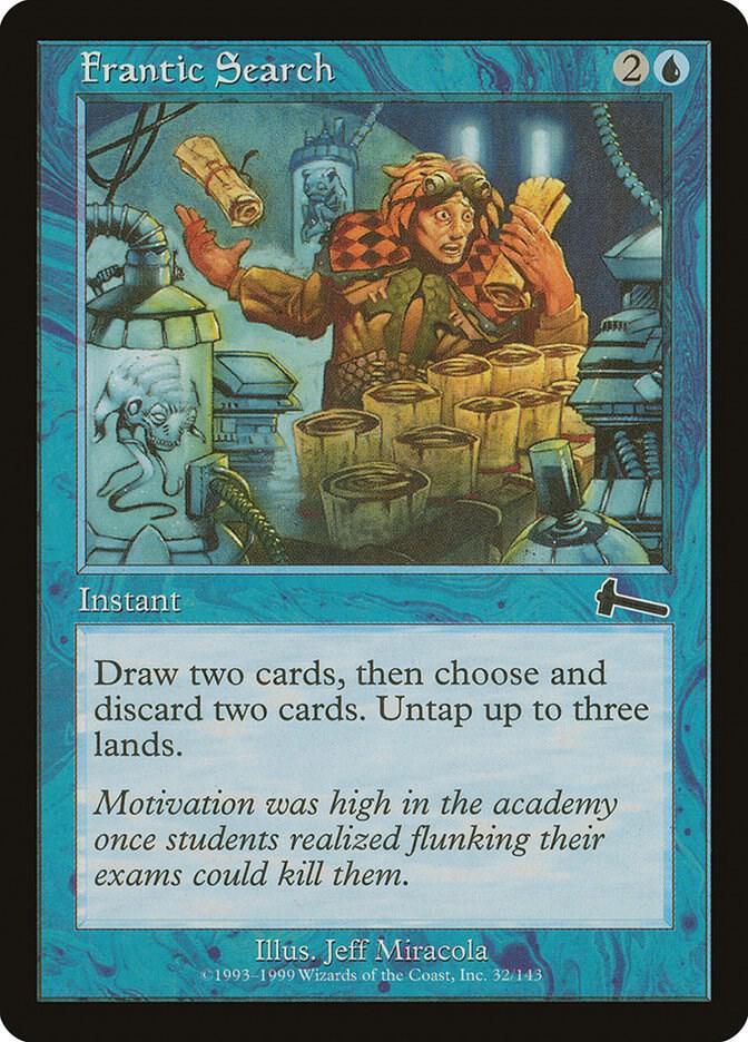 Frantic Search 32 (Urza's Legacy)  - Foil | Good Games Morley
