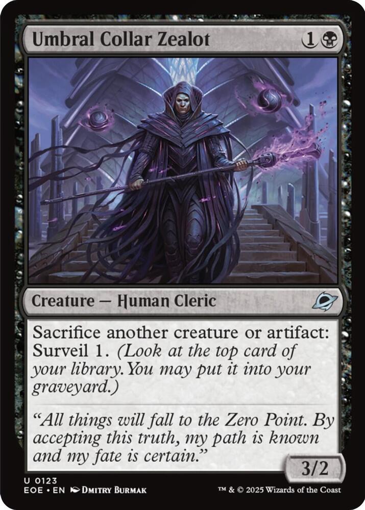Umbral Collar Zealot 123 (Edge of Eternities)  | Good Games Morley