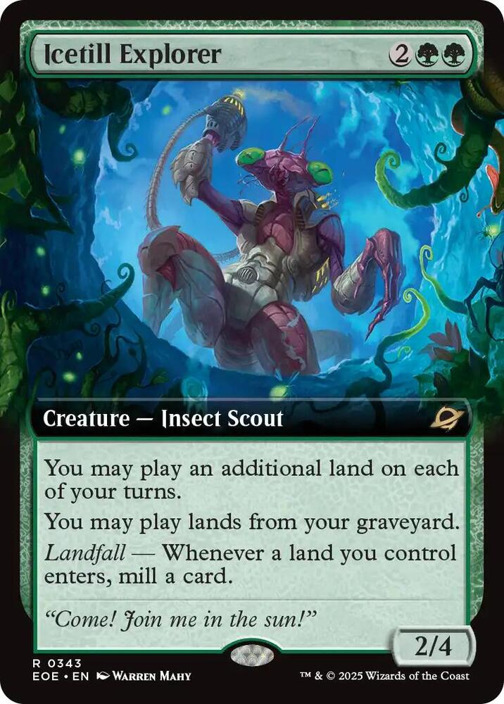 Icetill Explorer Extended Art 343 (Edge of Eternities)  - Extended Art | Good Games Morley