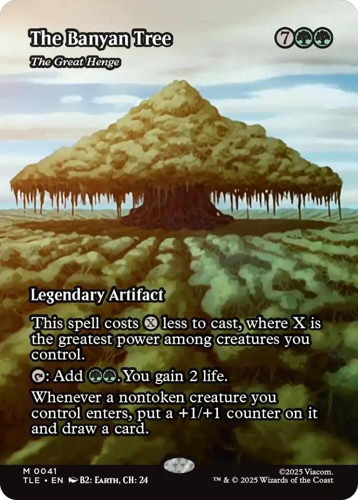 The Banyan Tree - The Great Henge 41 (Avatar: The Last Airbender: Eternal-Legal)  - Borderless Foil | Good Games Morley