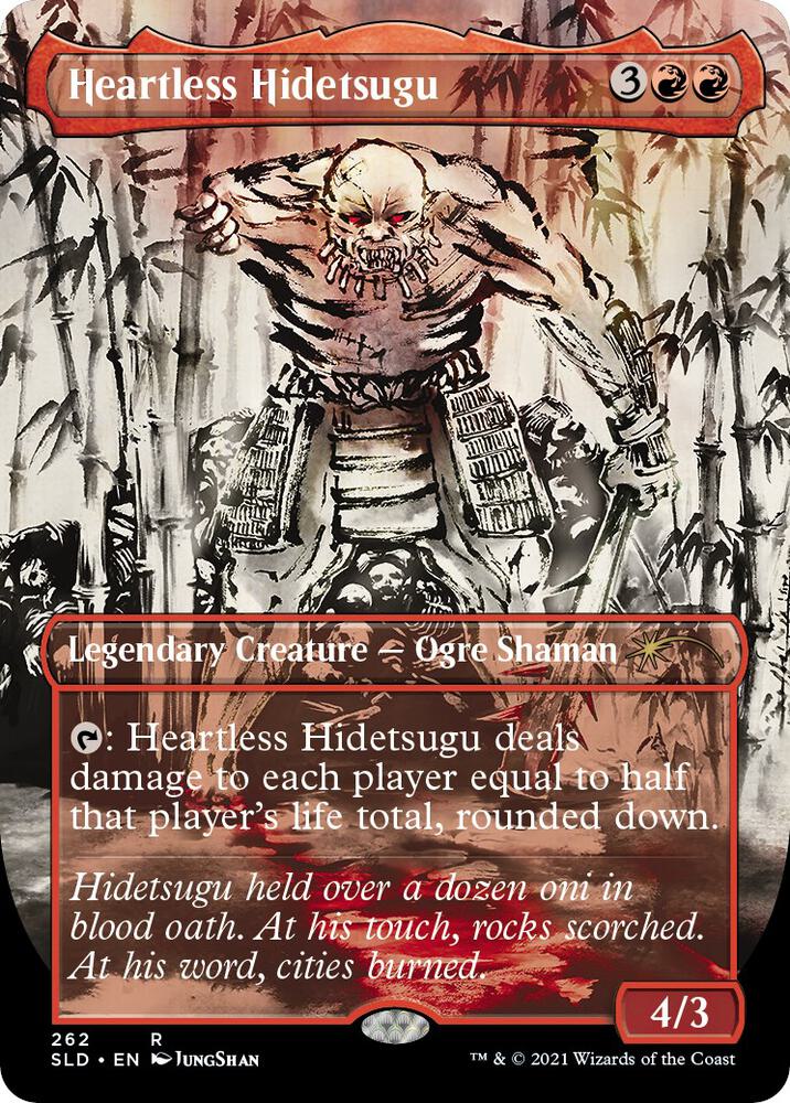 Heartless Hidetsugu 262 (Secret Lair Drop Series)  - Borderless Foil | Good Games Morley