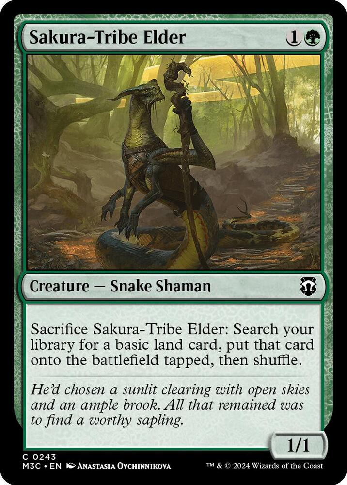 Sakura-Tribe Elder 243/411 (Commander: Modern Horizons 3)  | Good Games Morley
