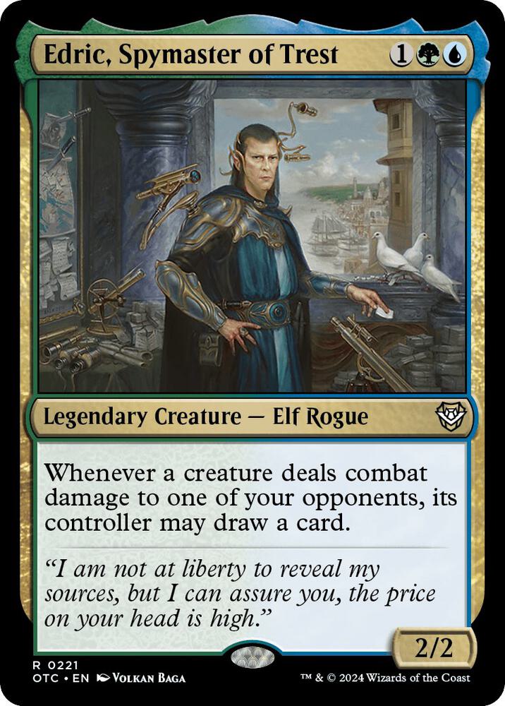 Edric, Spymaster of Trest 221 (Commander: Outlaws of Thunder Junction)  | Good Games Morley