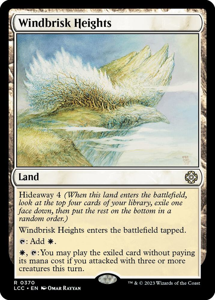 Windbrisk Heights 370/370 (Commander: The Lost Caverns of Ixalan)  | Good Games Morley
