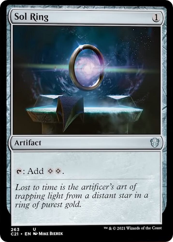 Sol Ring 263/81 (Commander 2021)  | Good Games Morley