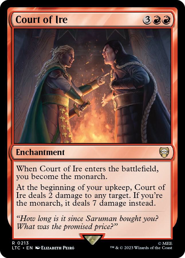 Court of Ire 213/347 (Commander: The Lord of the Rings: Tales of Middle-earth)  | Good Games Morley