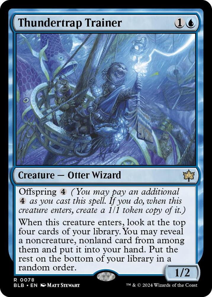 Thundertrap Trainer 78 (Bloomburrow)  - Foil | Good Games Morley